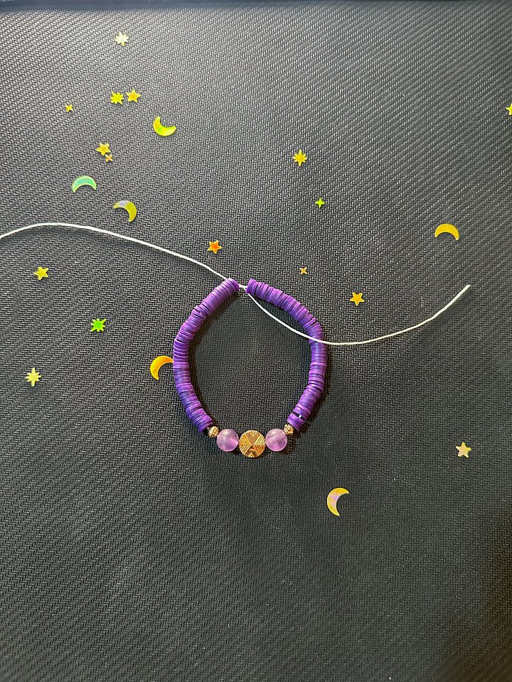 Bracelet ''Dans une galaxie près de chez Flo'' 🌌 product image (1)