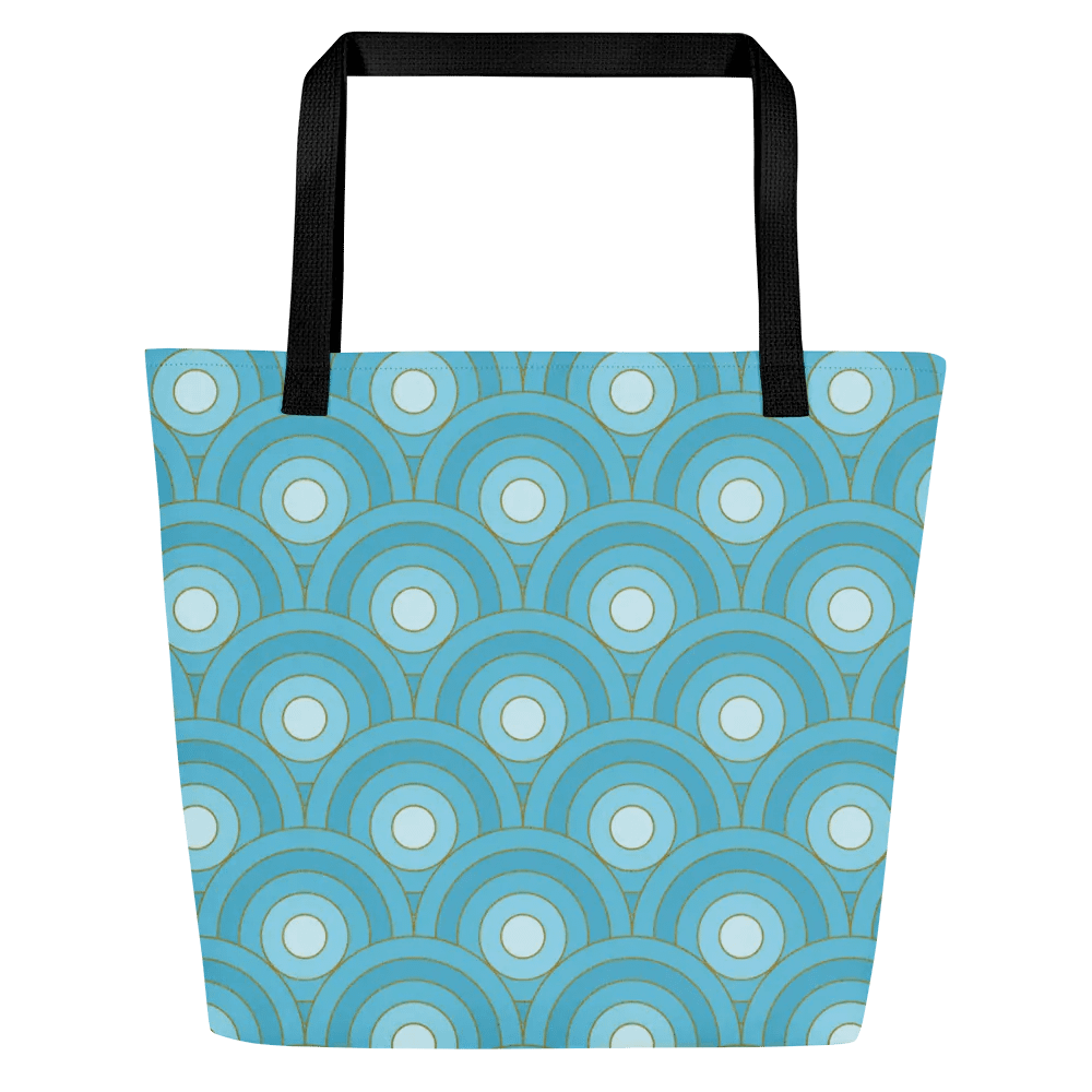 Beautiful Retro Bullseye Pattern All Over Print Tote product image (1)