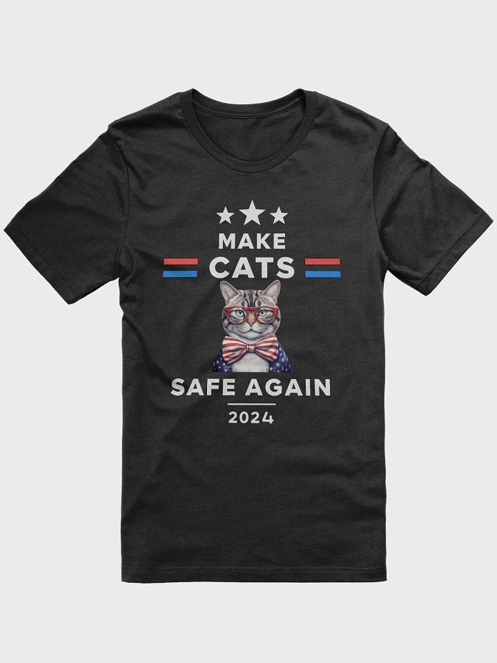 Make Cats Safe Again Funny Cat Election 2024 Debate Quote T-shirt product image (1)