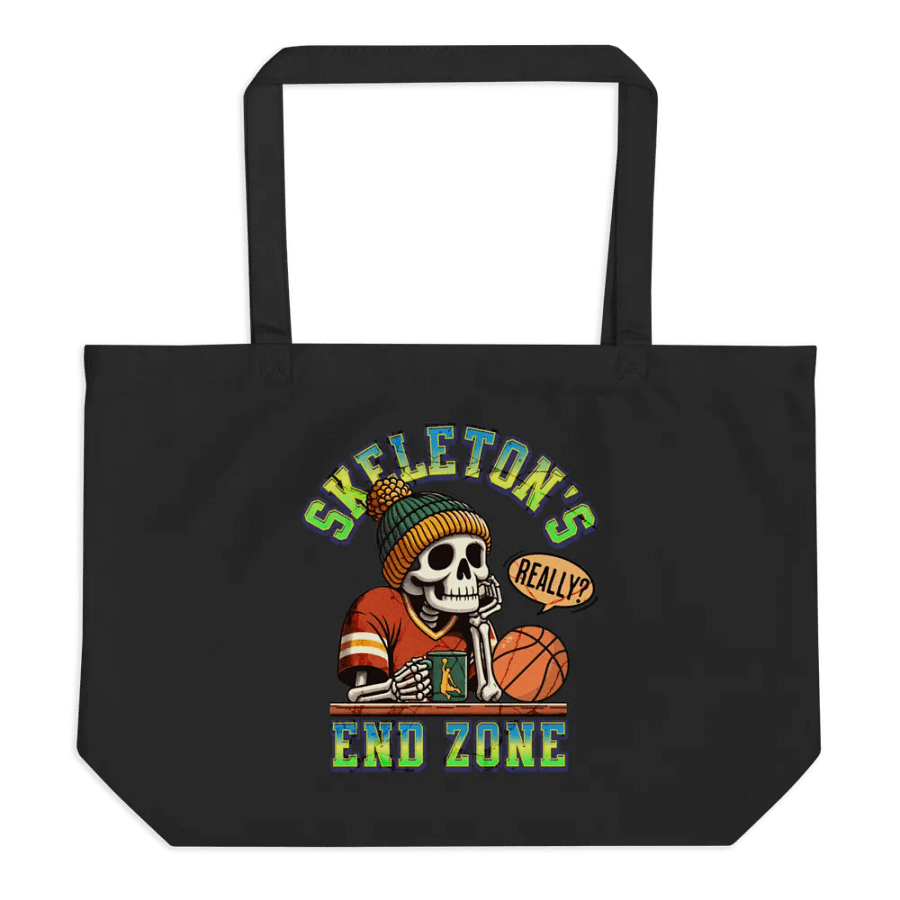 Skeletons End Zone Basketball Thoughtful Tote Bag product image (1)
