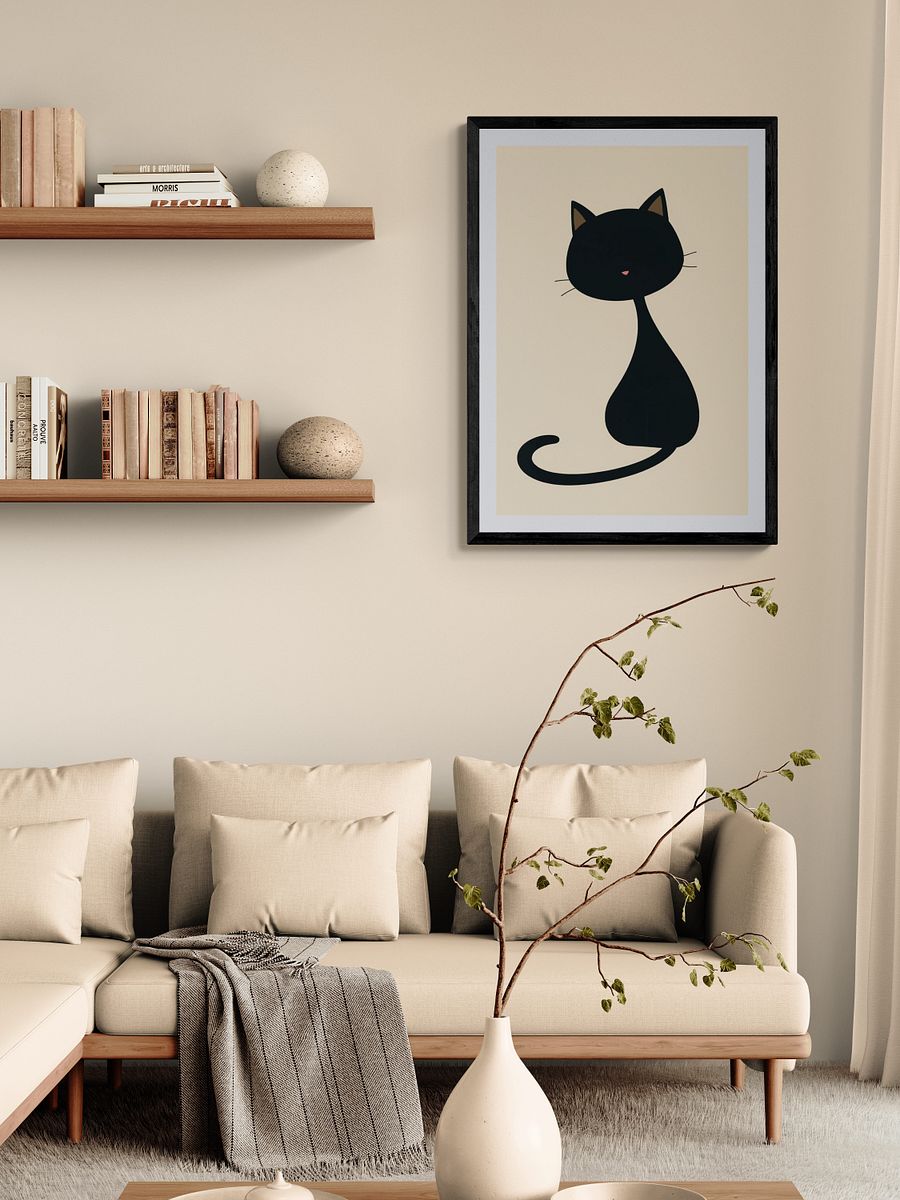 Playful Cartoon Cat product image (21)