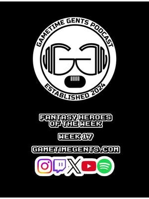 Gametime Gents Week 17 Fantasy Heroes! #FantasyFootball #FantasyFootballAdvice #Football #Podcast #SmallCreator #Gaming #FYP #denverbroncos #clevelandbrowns #Newyorkgiants #jerryjeudy #MarvinMims #DrewLock