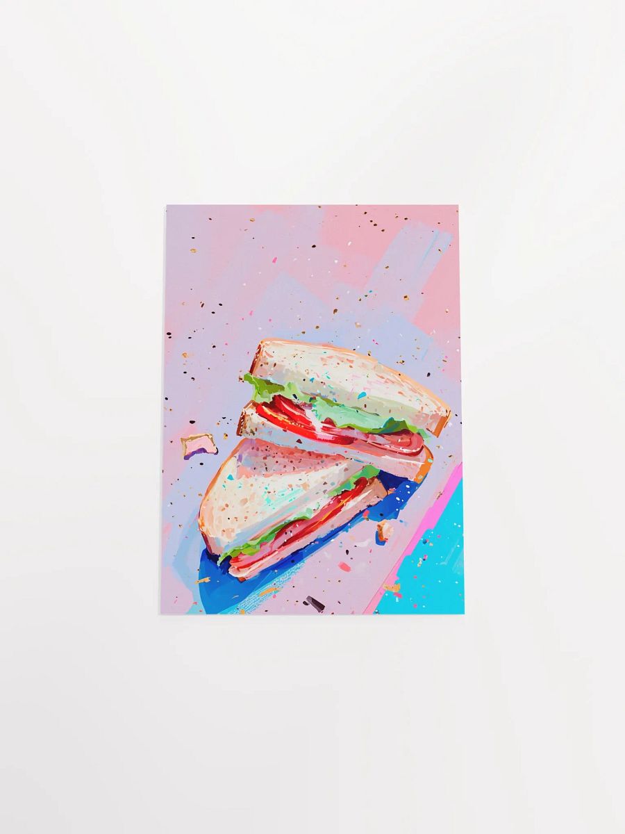 Abstract Sandwich Art Matte Poster product image (7)