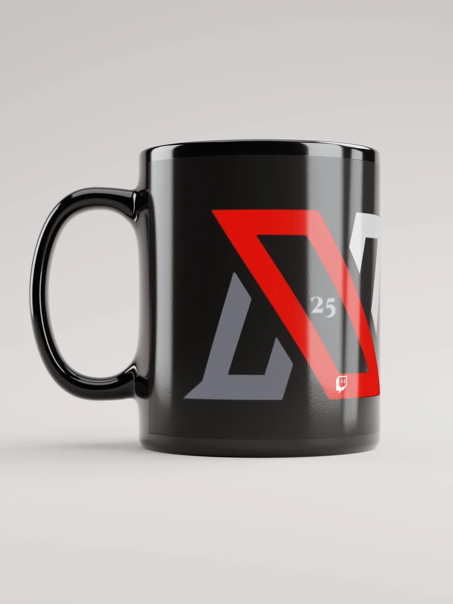 Glossy Black Coffee Mug product image (1)