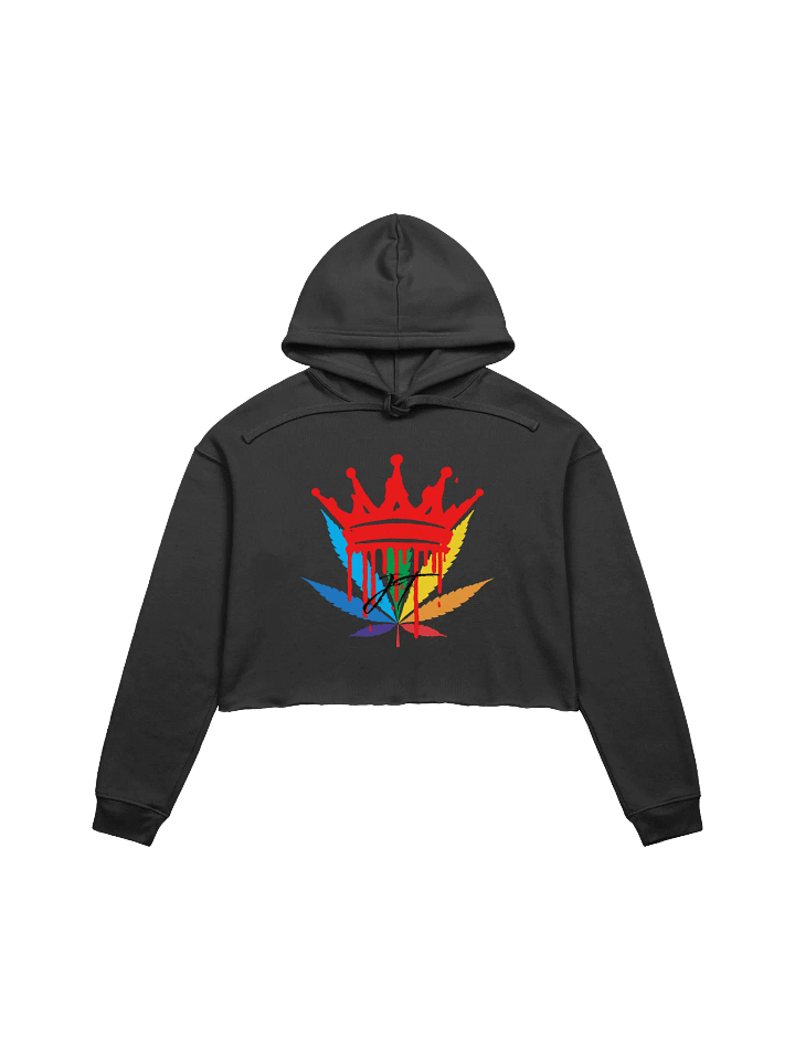 CannaQueen Fleece Crop Hoodie product image (7)
