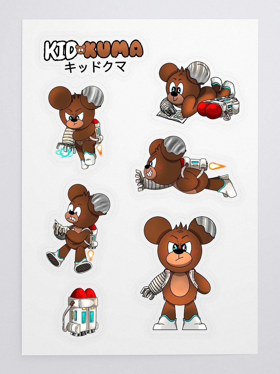 Kid Kuma Sticker Sheet product image (3)