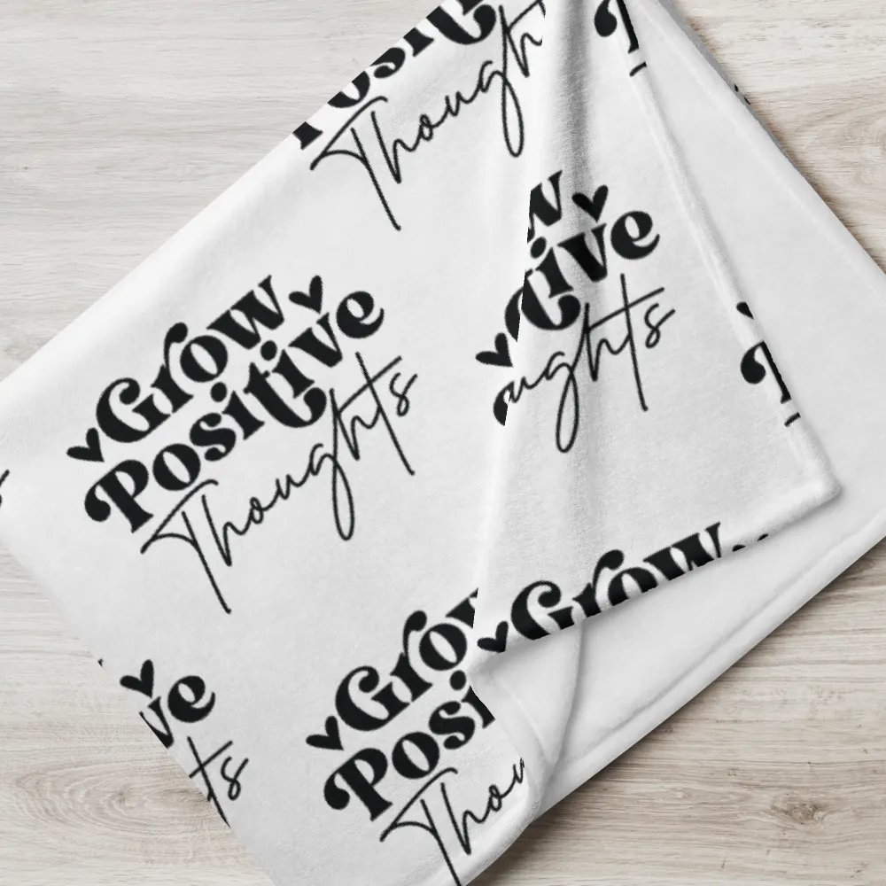 Grow Positive Thoughts Blanket product image (7)