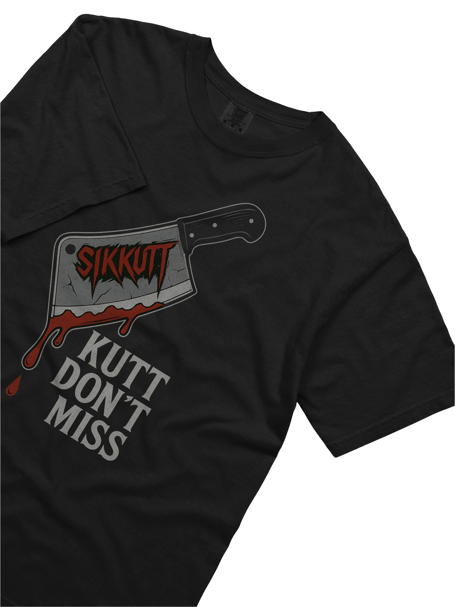 🔪 SikKutt – “Kutt Don’t Miss” Cleaver Tee product image (2)