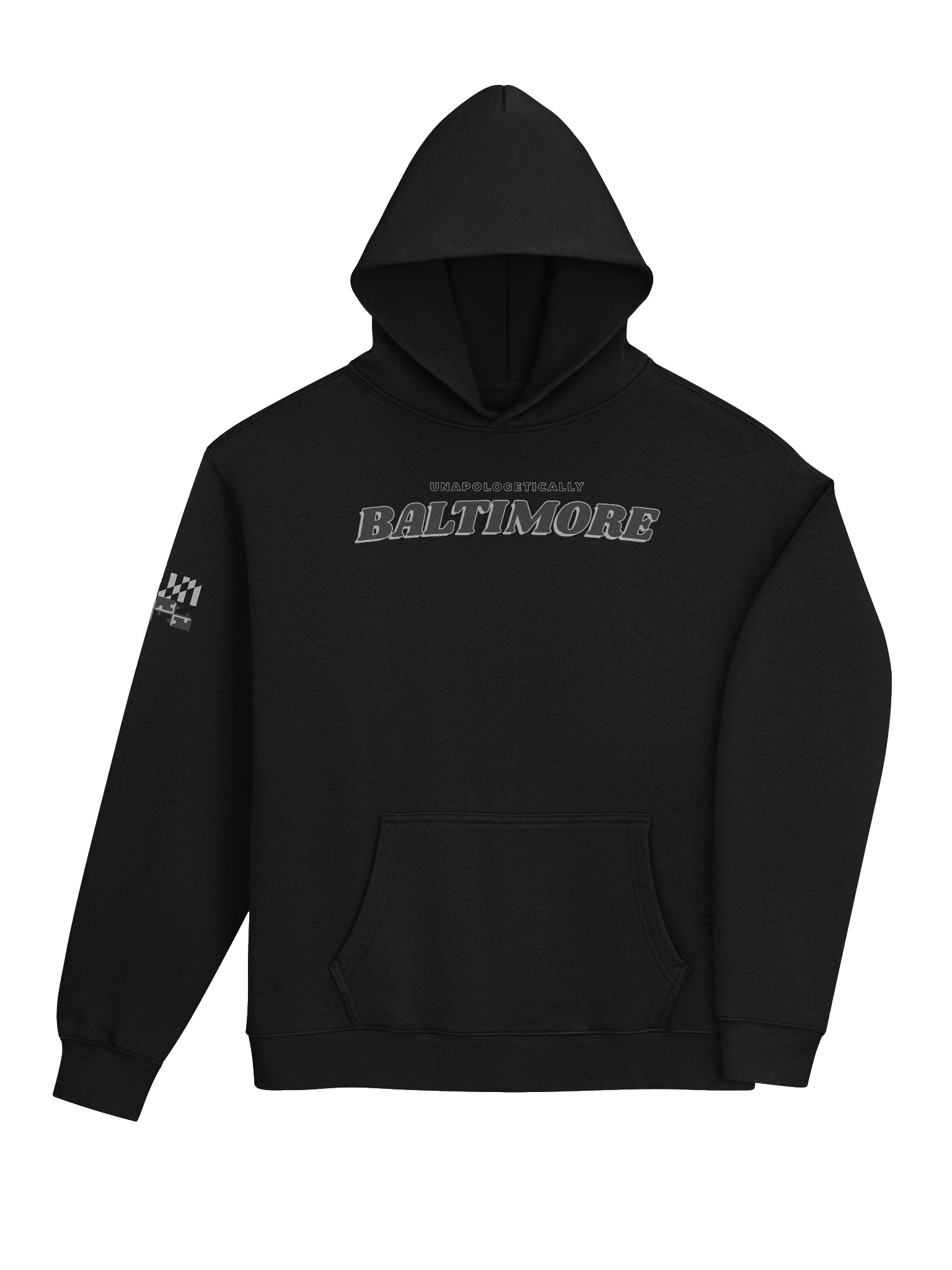 Unapologetically Baltimore Subdued Oversized Hoodie product image (4)