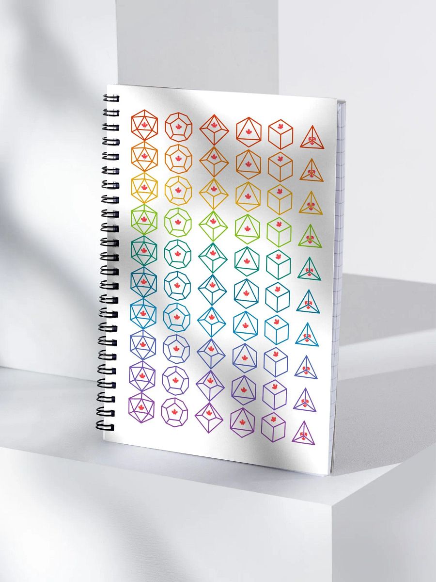 Dice Set Notebook (Rainbow) product image (3)