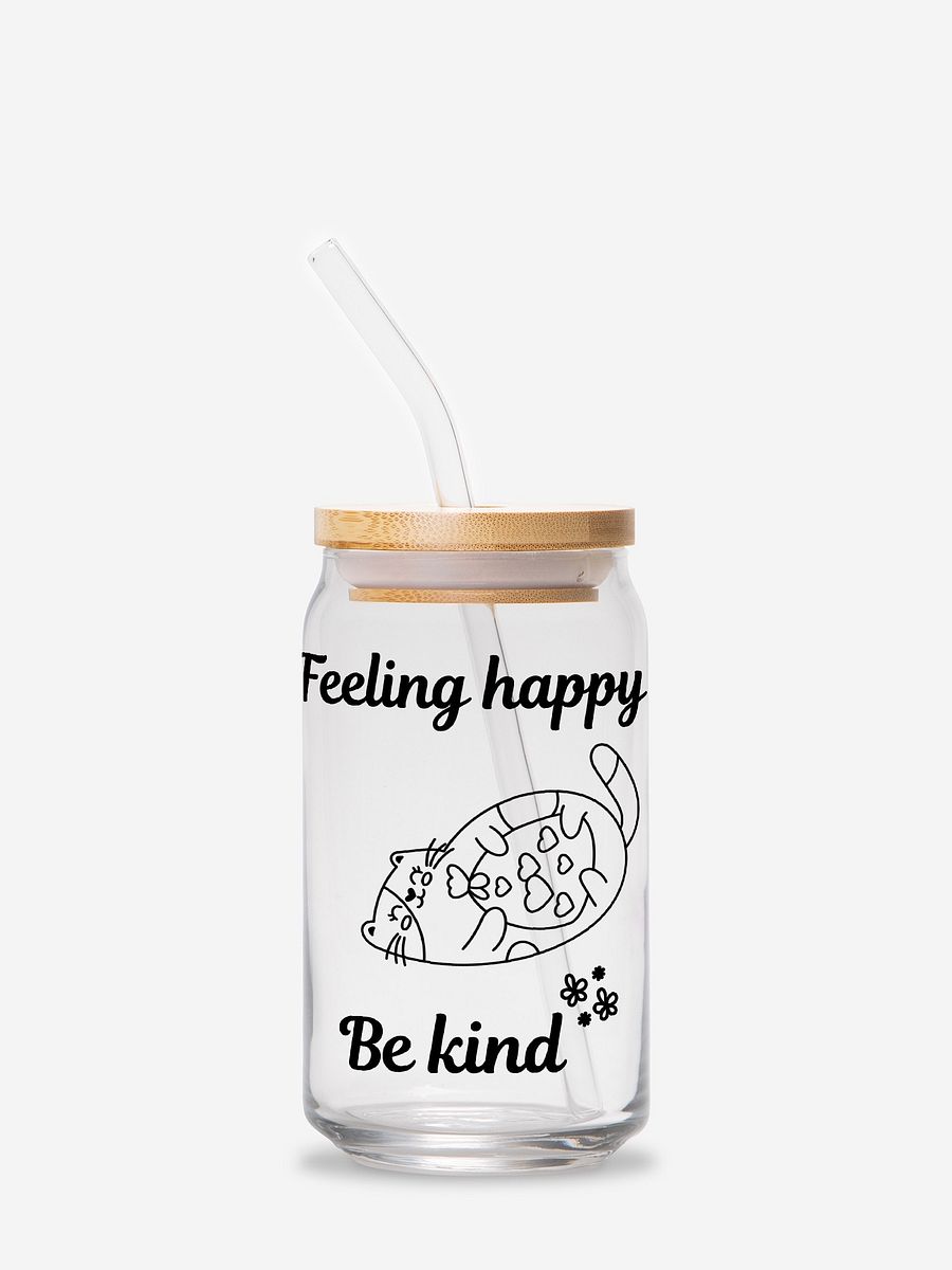 Feeling happy wellness glass can product image (3)