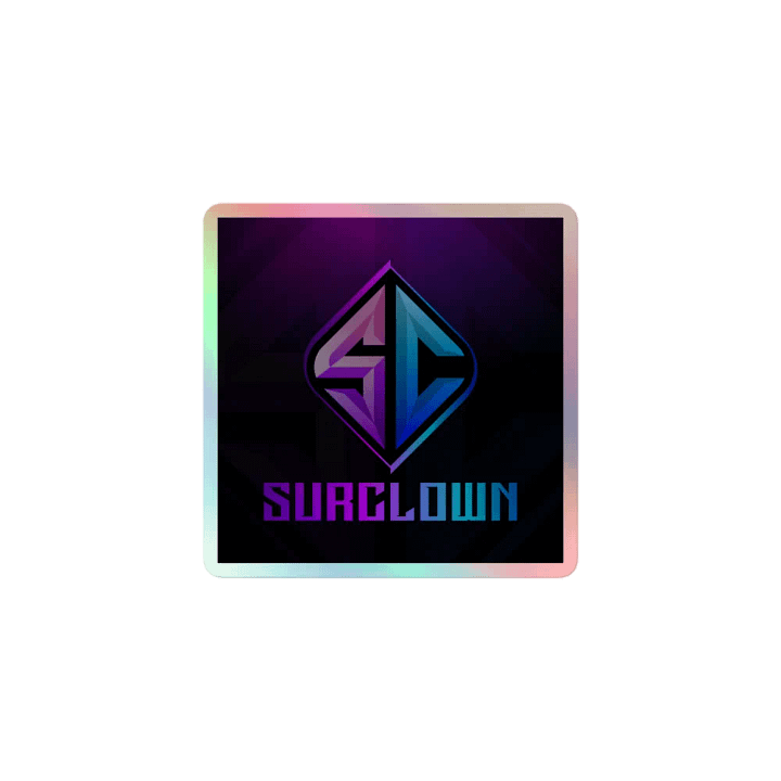 Cosmic Emblem Holographic SURCLOWN Sticker Set product image (1)