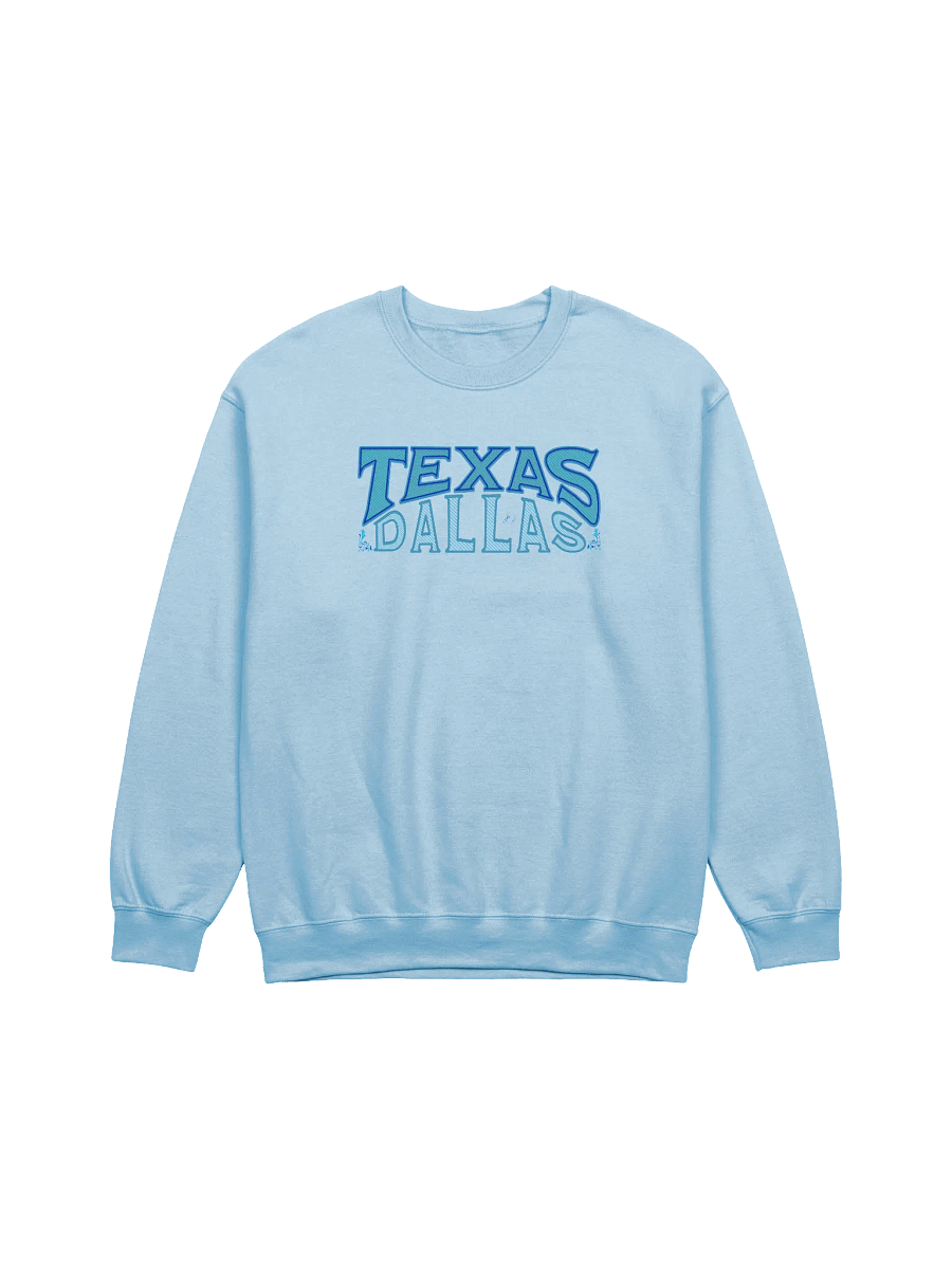 Dallas Texas Blue Crewneck Sweatshirt product image (1)