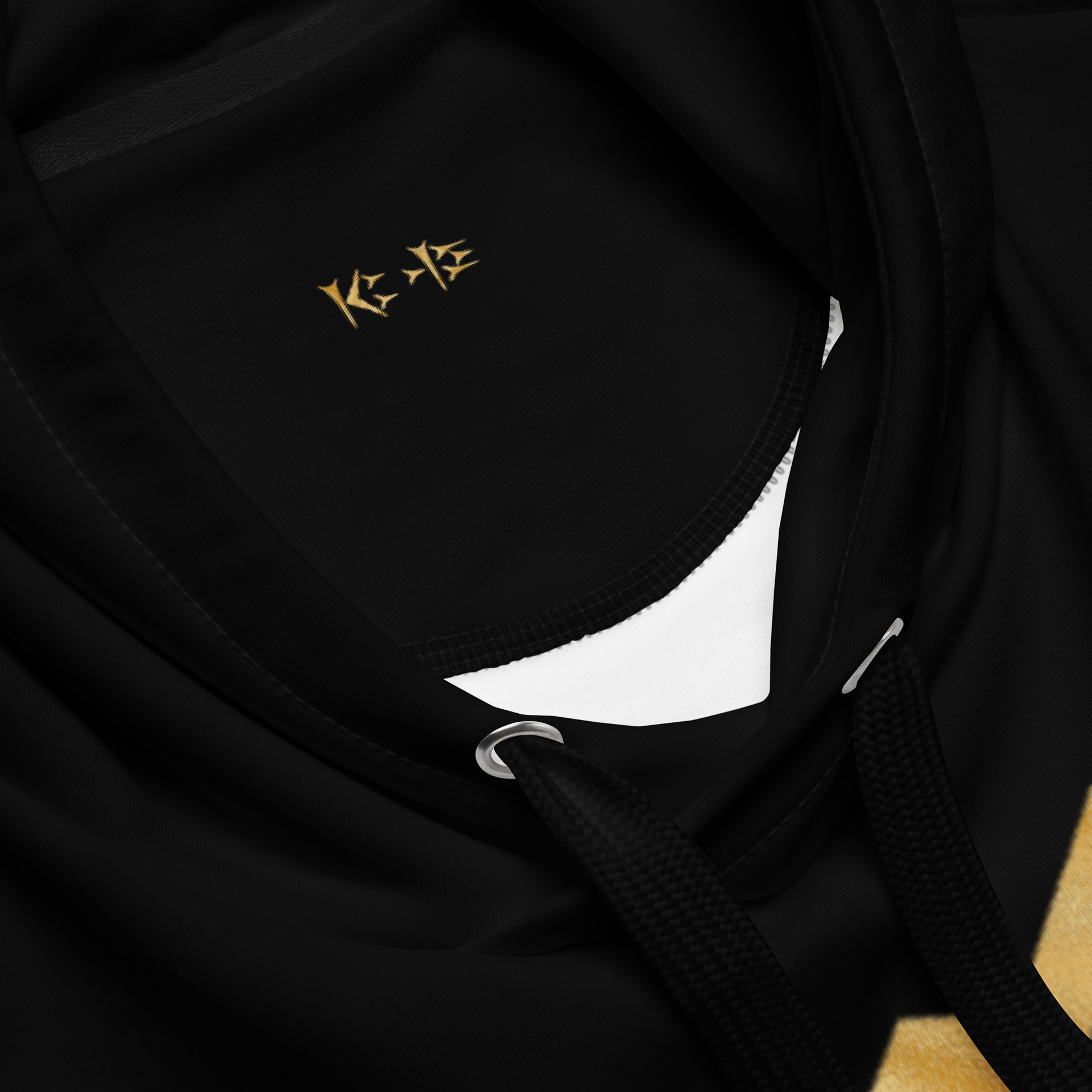 Mercurial Virus Gold Shimmer Black Hoodie product image (4)
