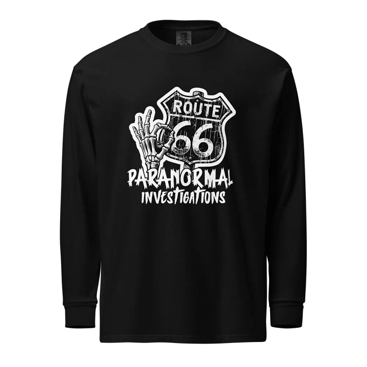 Vintage Route 666 Skeleton Long Sleeve Shirt product image (1)