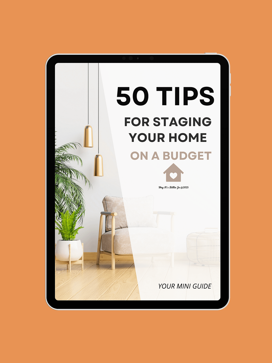 [BJ's Designs] 50 Tips For Staging your Home on a Budget product image (1)