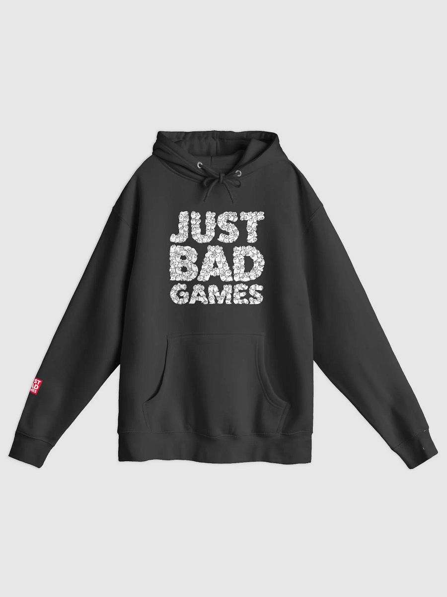 White Money Ghost Just Bad Games Logo Hoodie product image (3)
