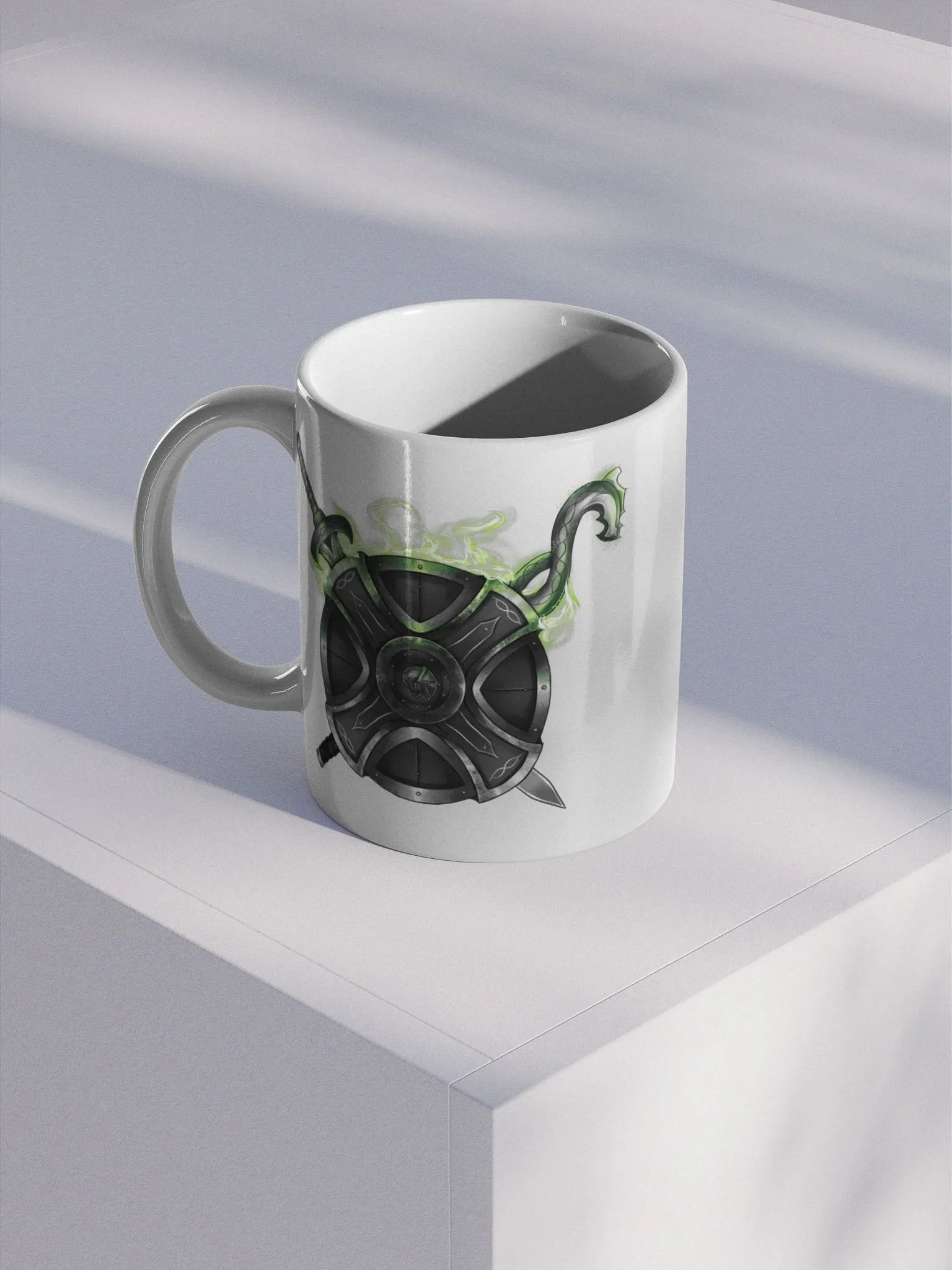 #Armory White Glossy Mug product image (1)