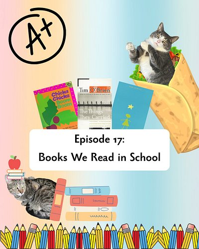 Episode 17 is all about books we read in school! ✏️📚

What books did you read in school that have stuck with you? Any childho...