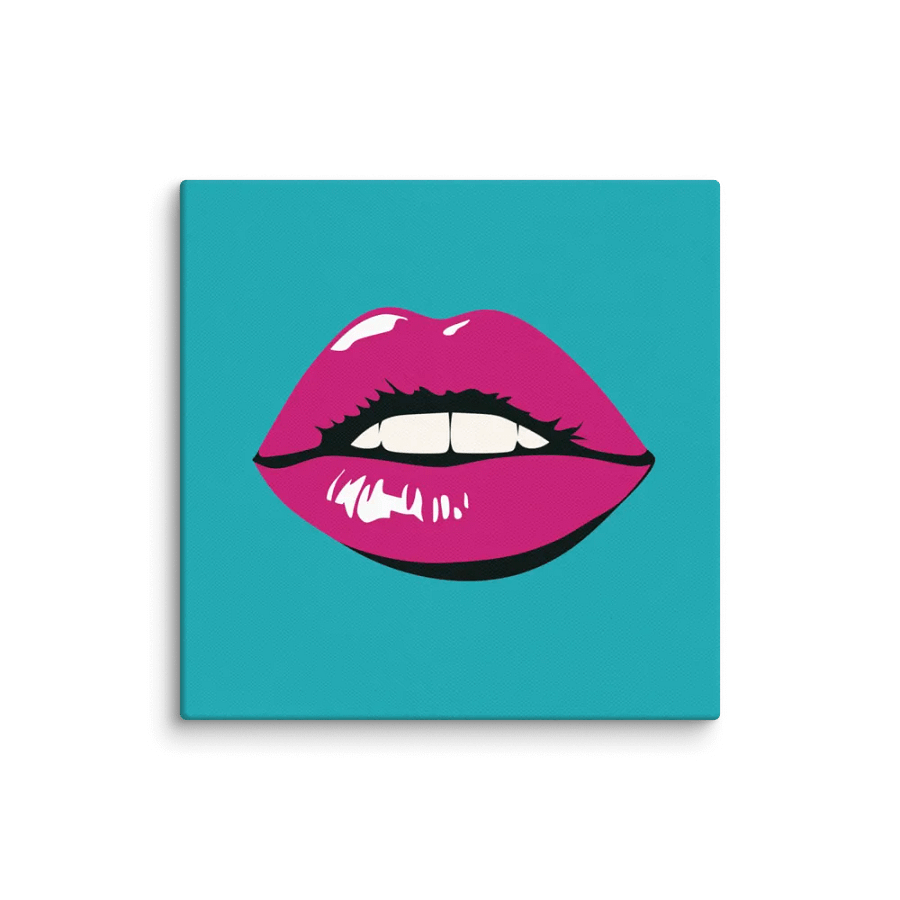 Magenta Lips Art Canvas product image (17)