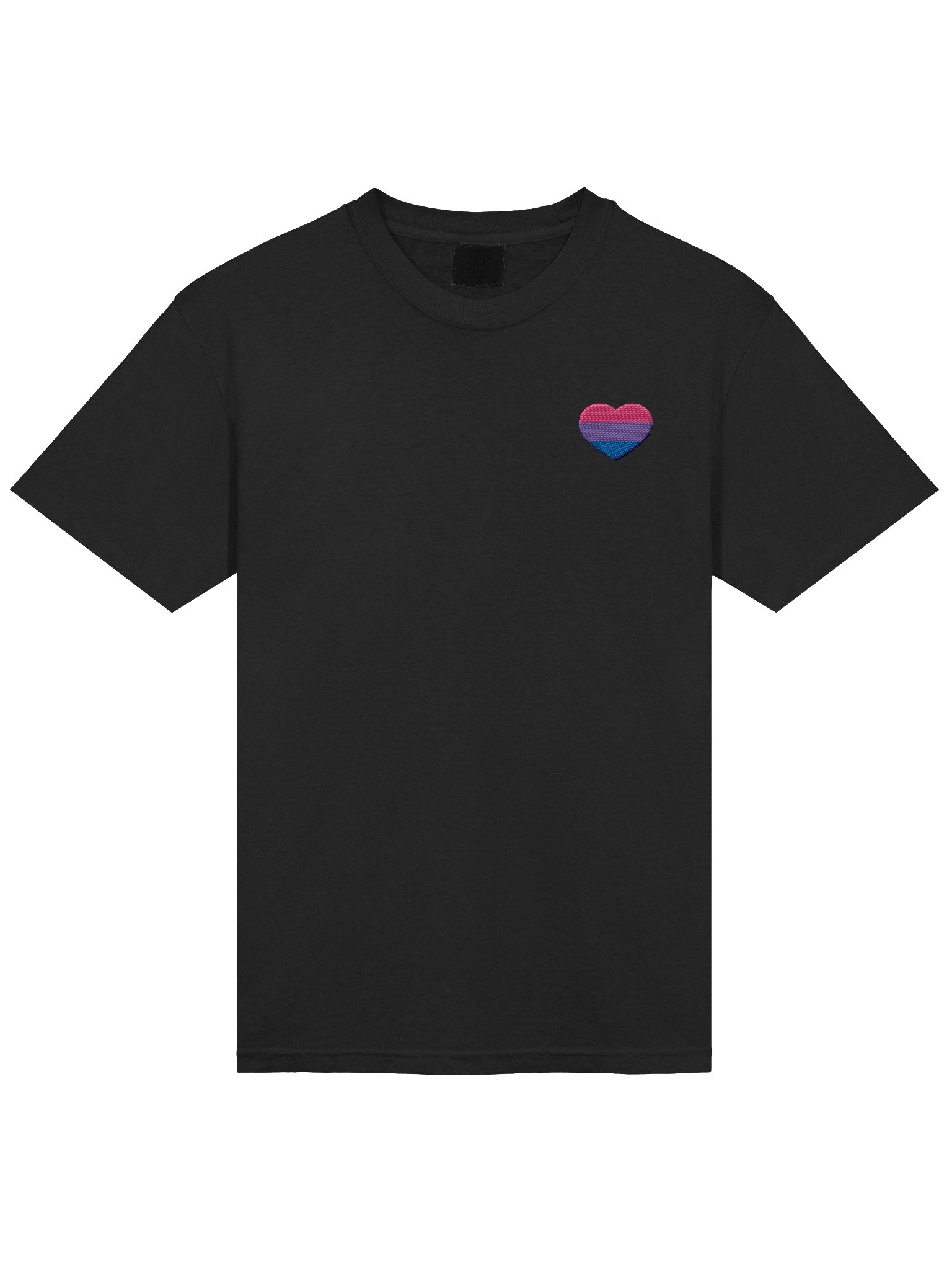 Bi Pride Embroidered T-Shirt product image (1)