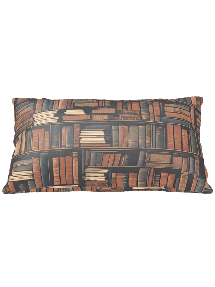 Bookshelf Pattern Books All-Over Print Pillow product image (1)