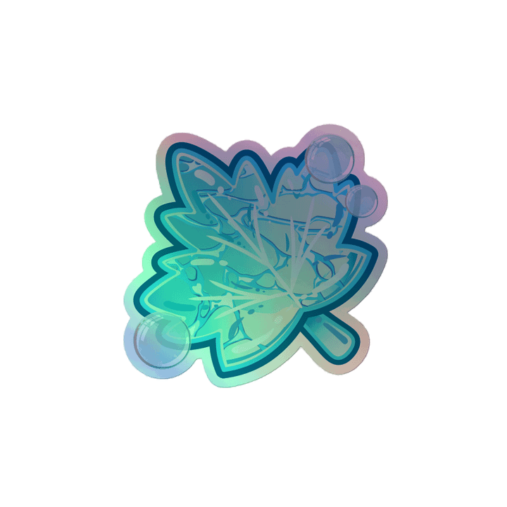 Water Leaf Holo Sticker product image (2)