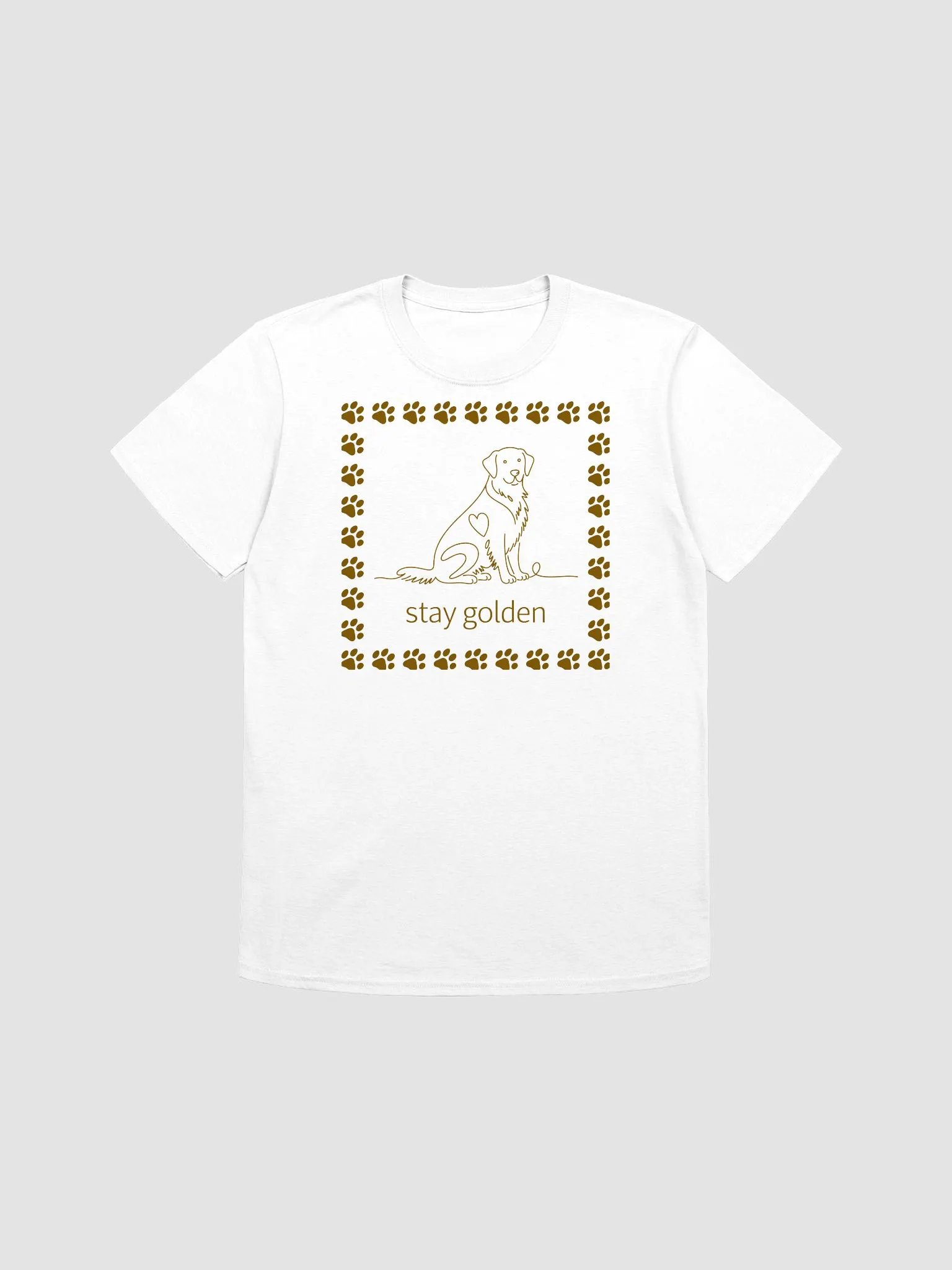Golden Heart Dog T-Shirt product image (1)