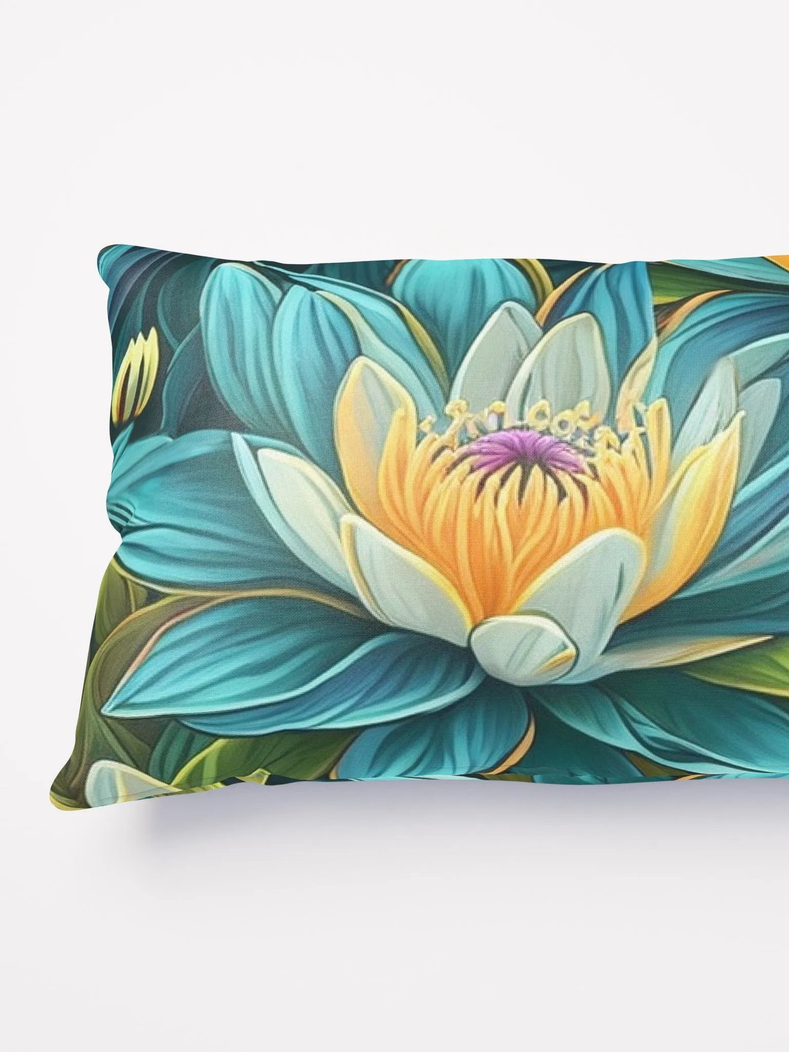 Lotus blue coussin/pillow product image (4)