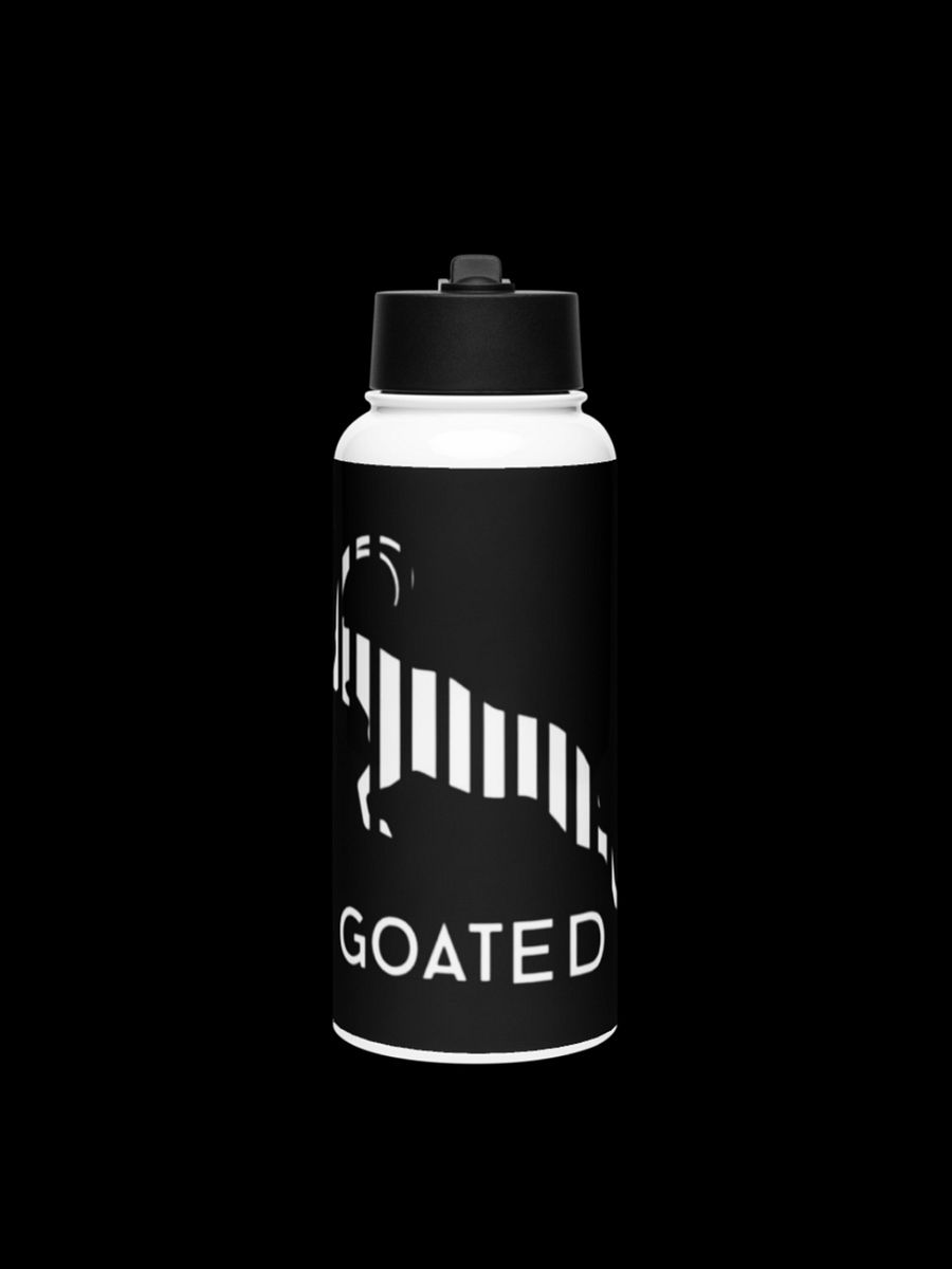 GOATED® Stainless Steel Straw Bottle product image (1)
