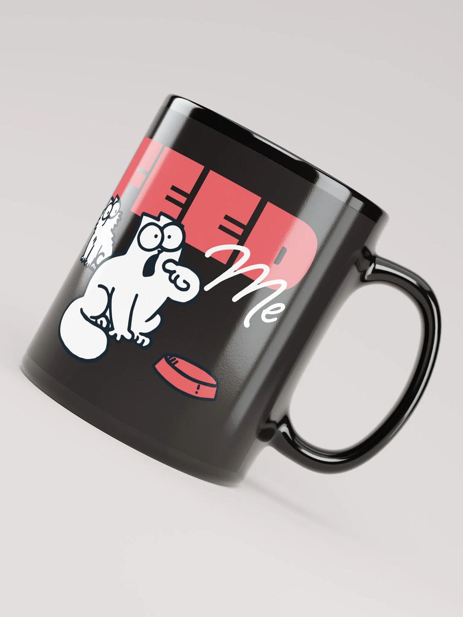 Feed Me Black Mug product image (4)