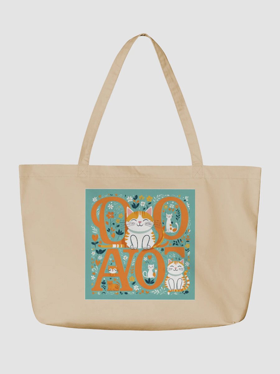 Whimsical Cat Garden Tote Bag product image (2)