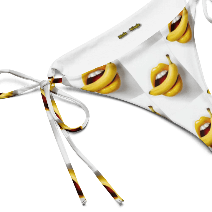 Print Recycled String Bikini Bottom – Sustainable & Stylish product image (2)