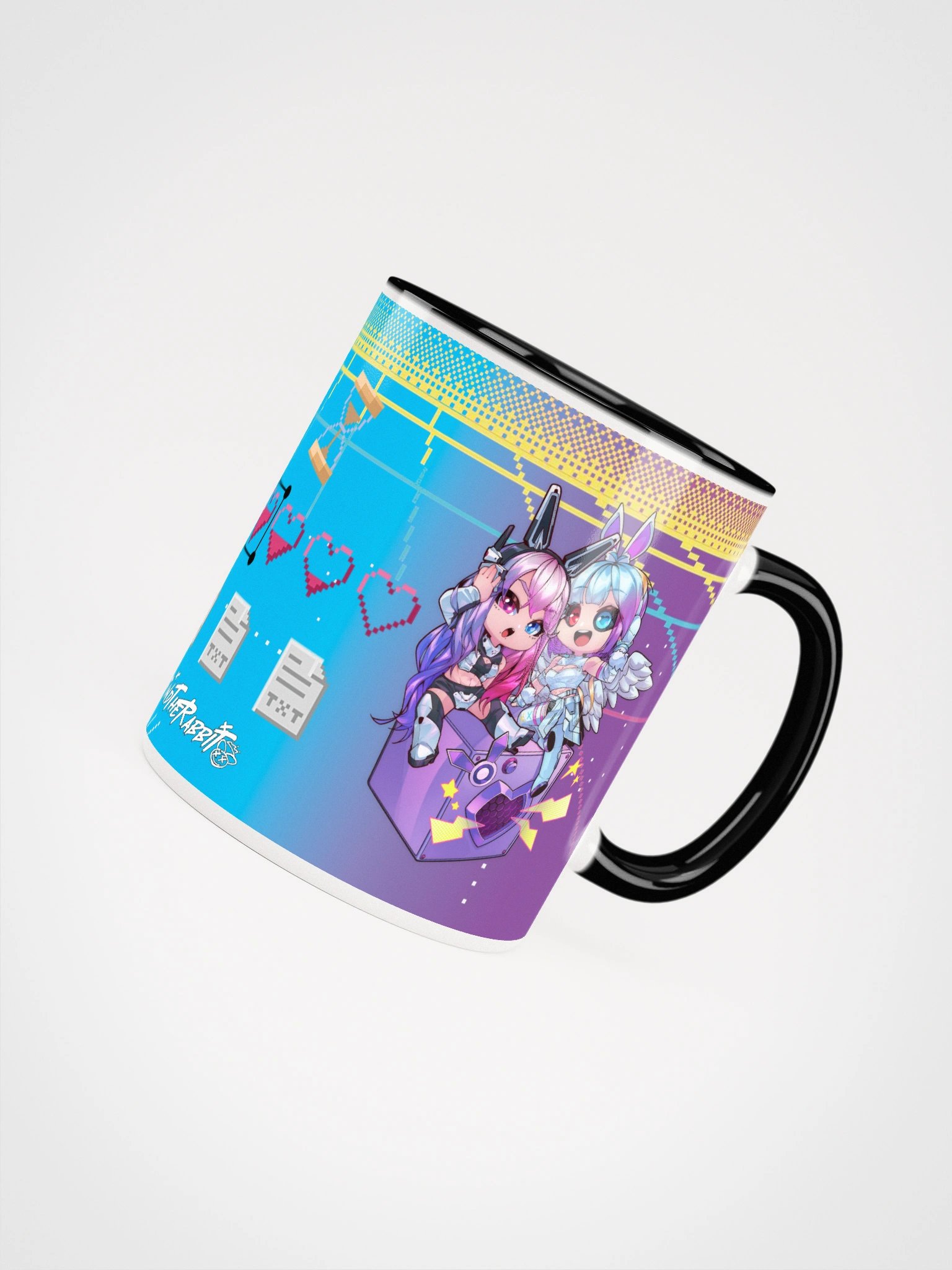 8BIT PIXEL LOVE - Inner Colored Ceramic Mug product image (19)