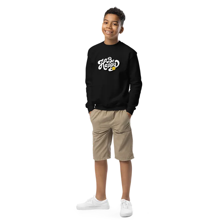 "Be Happy" Youth Sweatshirt product image (1)