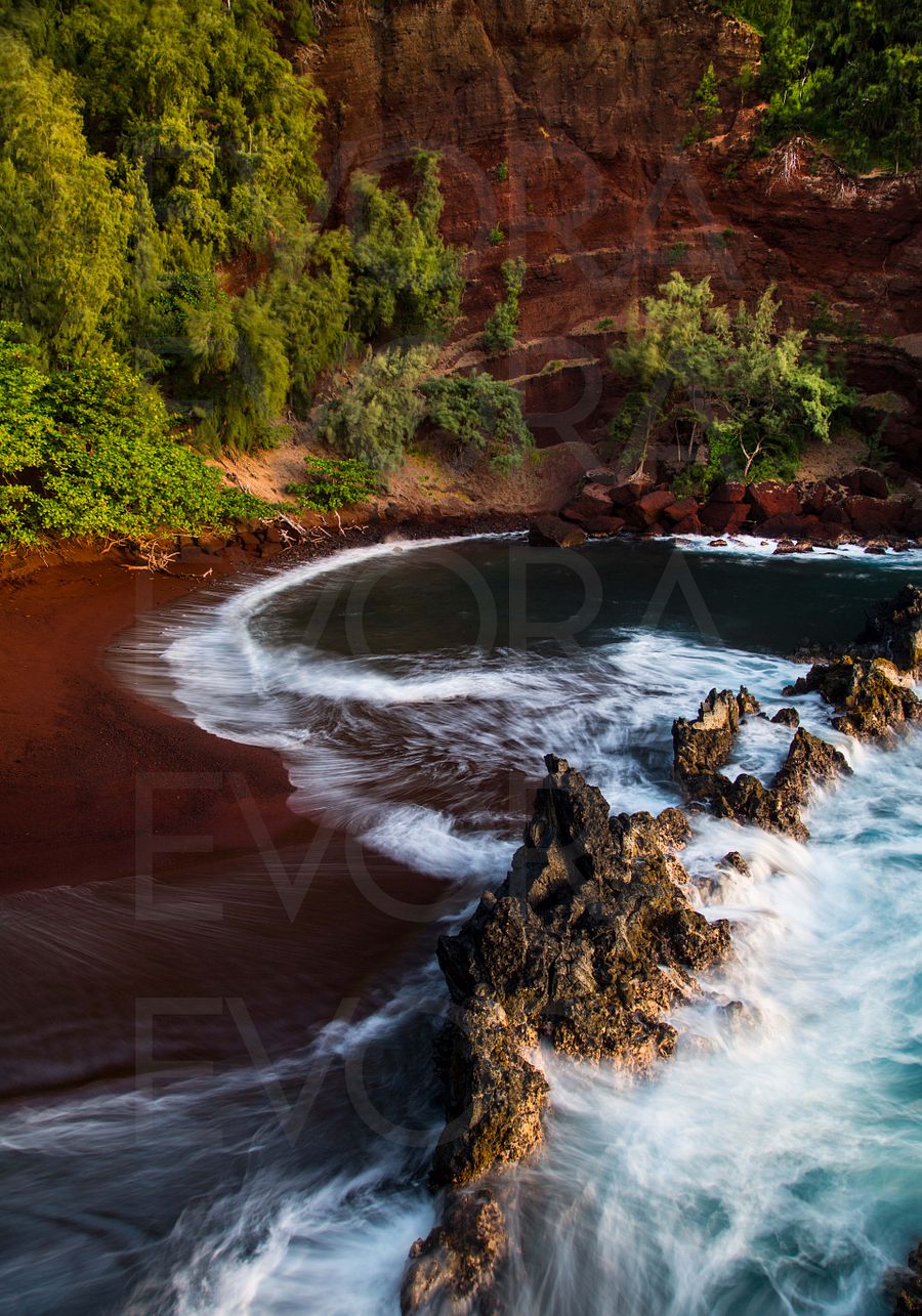 Maui Red Sand Beach - Fine Art Print - Framed product image (61)