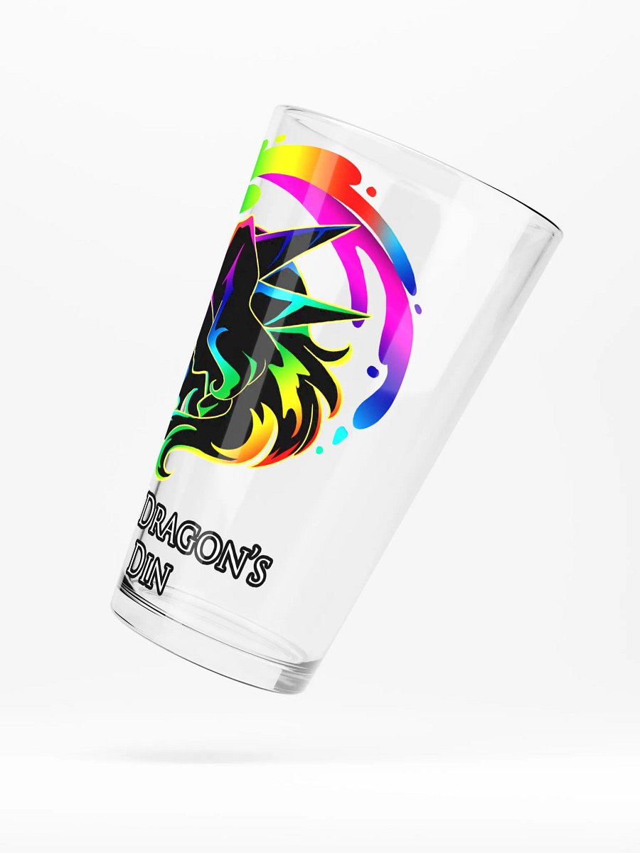 The Dragon's Din Logo Pint Glass product image (5)
