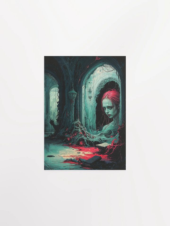Bloodlit Echoes Matte Poster product image (9)