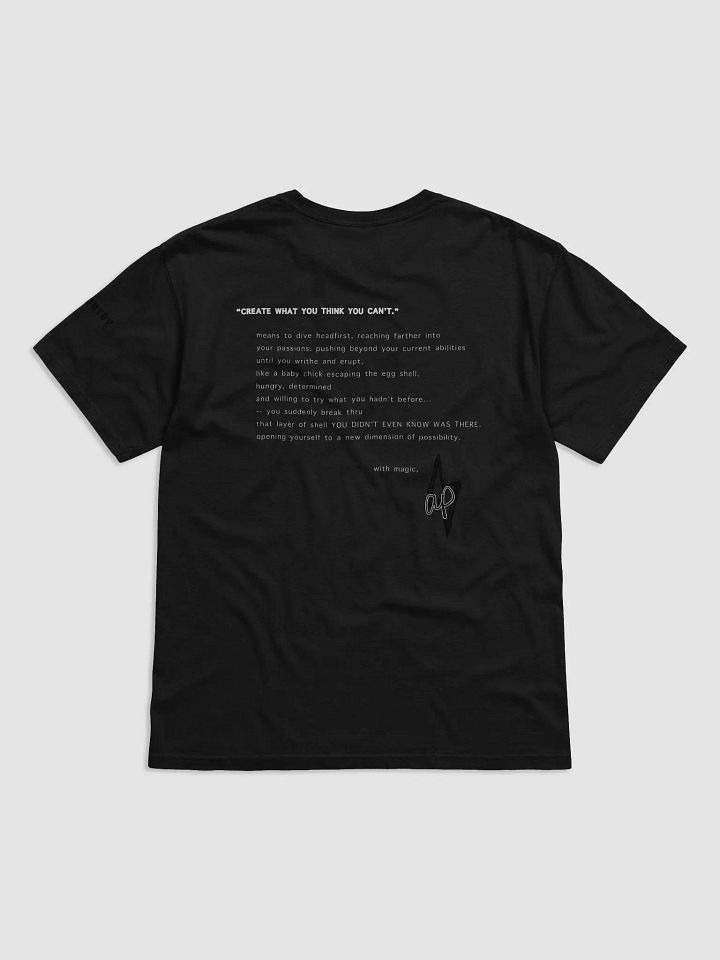 create what you think you can't official shirt product image (2)