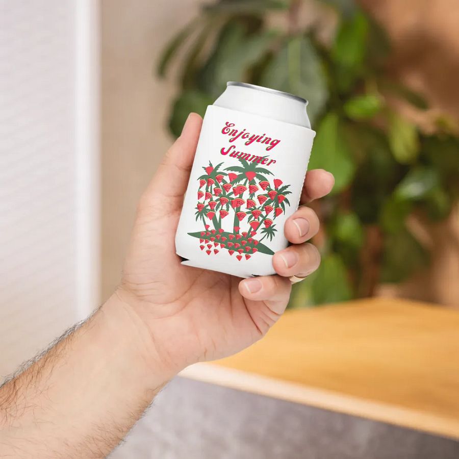 Tropical Vibes Can Cooler product image (6)