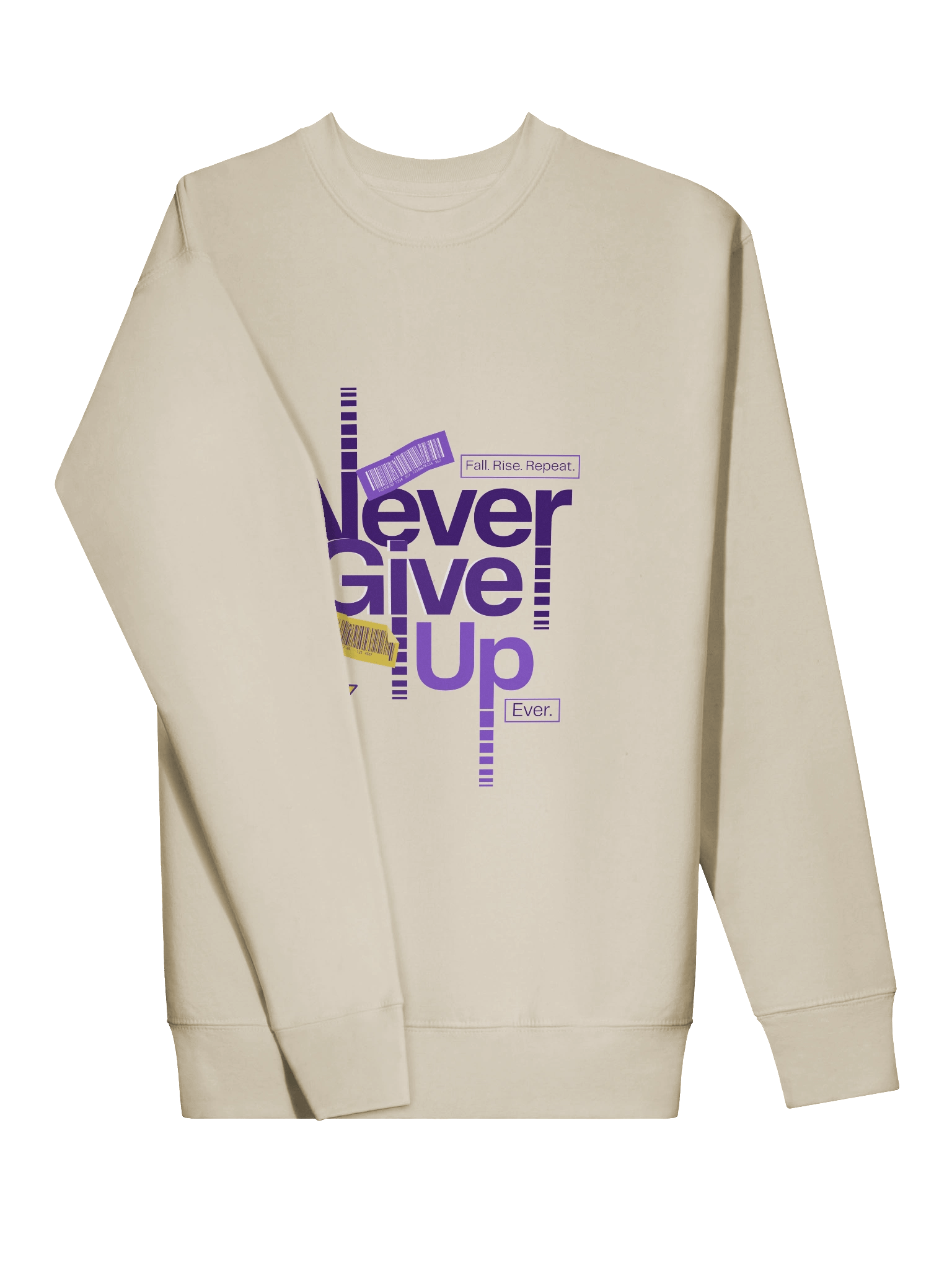 Never Give Up Sweet Shirt product image (5)