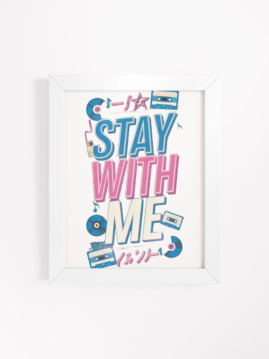 City Pop Framed High-Quality Matte Poster product image (4)