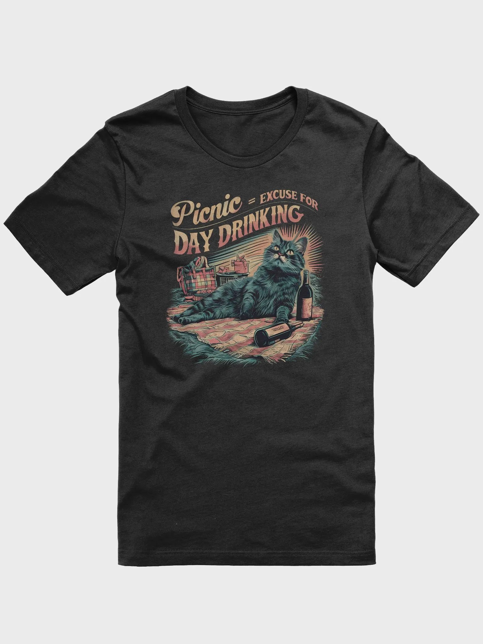 Picnic Day Drinking Cat product image (2)
