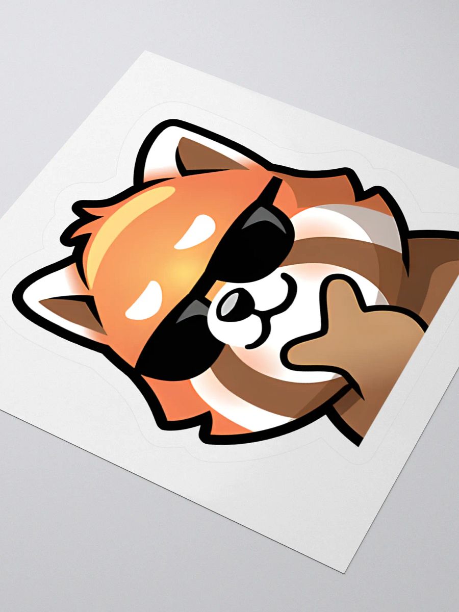 Pondering Panda Vinyl Stickers product image (8)