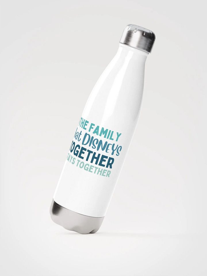 Disney World Family Stainless Steel Water Bottle white product image (2)