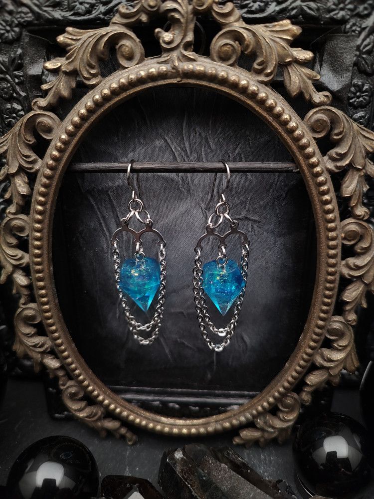 Earrings Epoxica - SeaGlow GalaxyDrops product image (3)