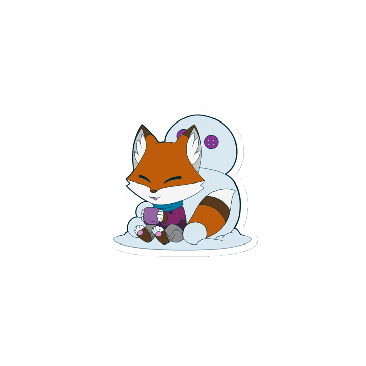 Winter Fox Magnet product image (1)