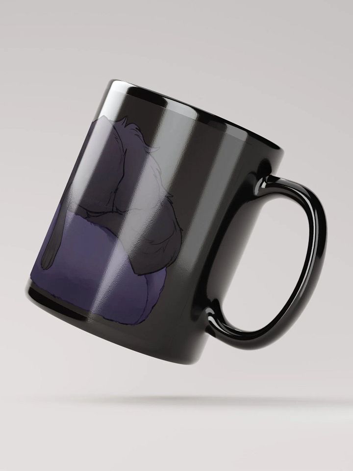 "The Slumbering Wolf" Black Mug product image (2)