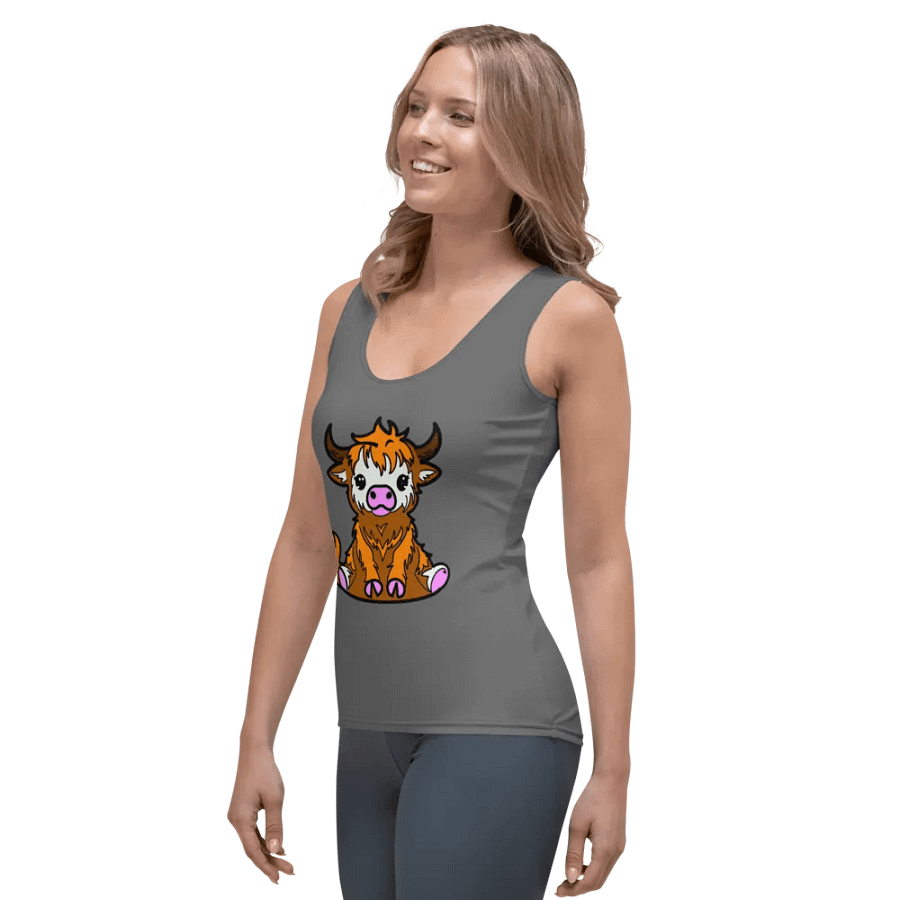 Cow Tank Top product image (3)