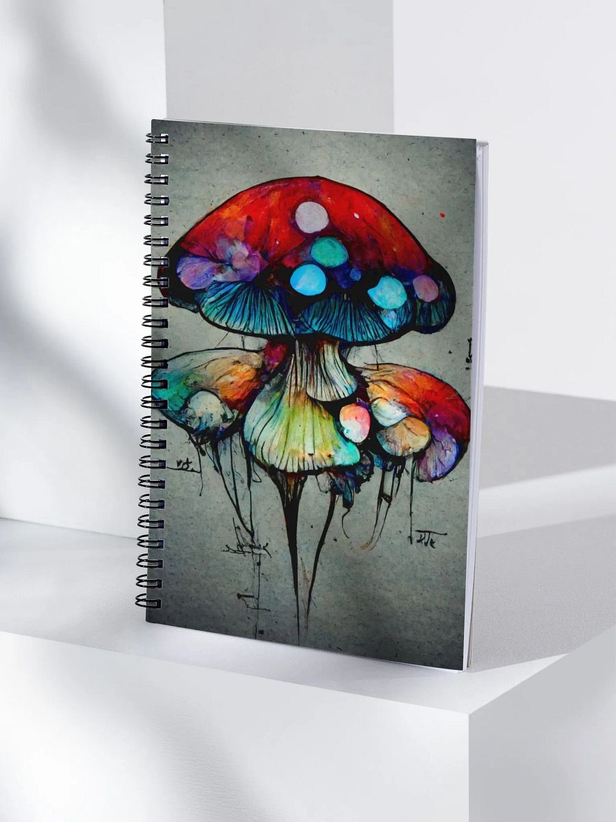 Psychedelic Mushrooms Spiral Notebook product image (4)